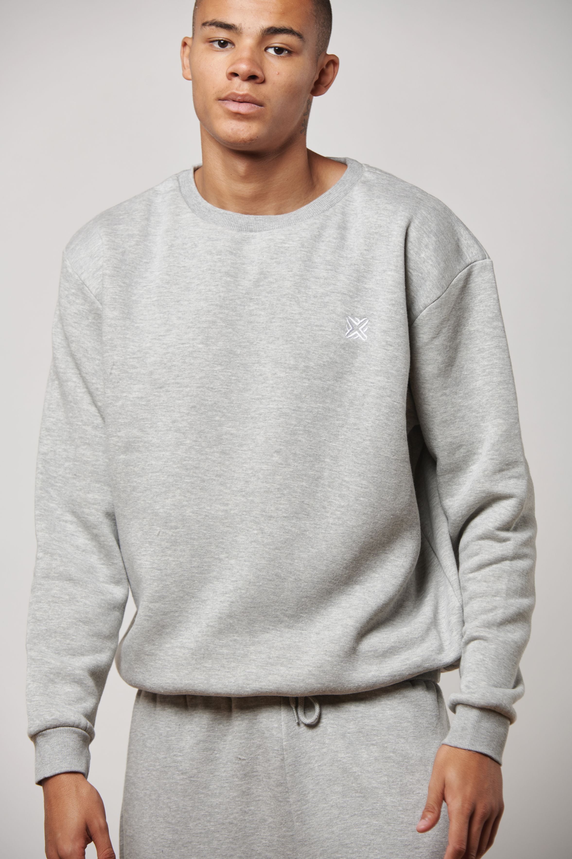 Virgil Regular Sweat Grey Marl