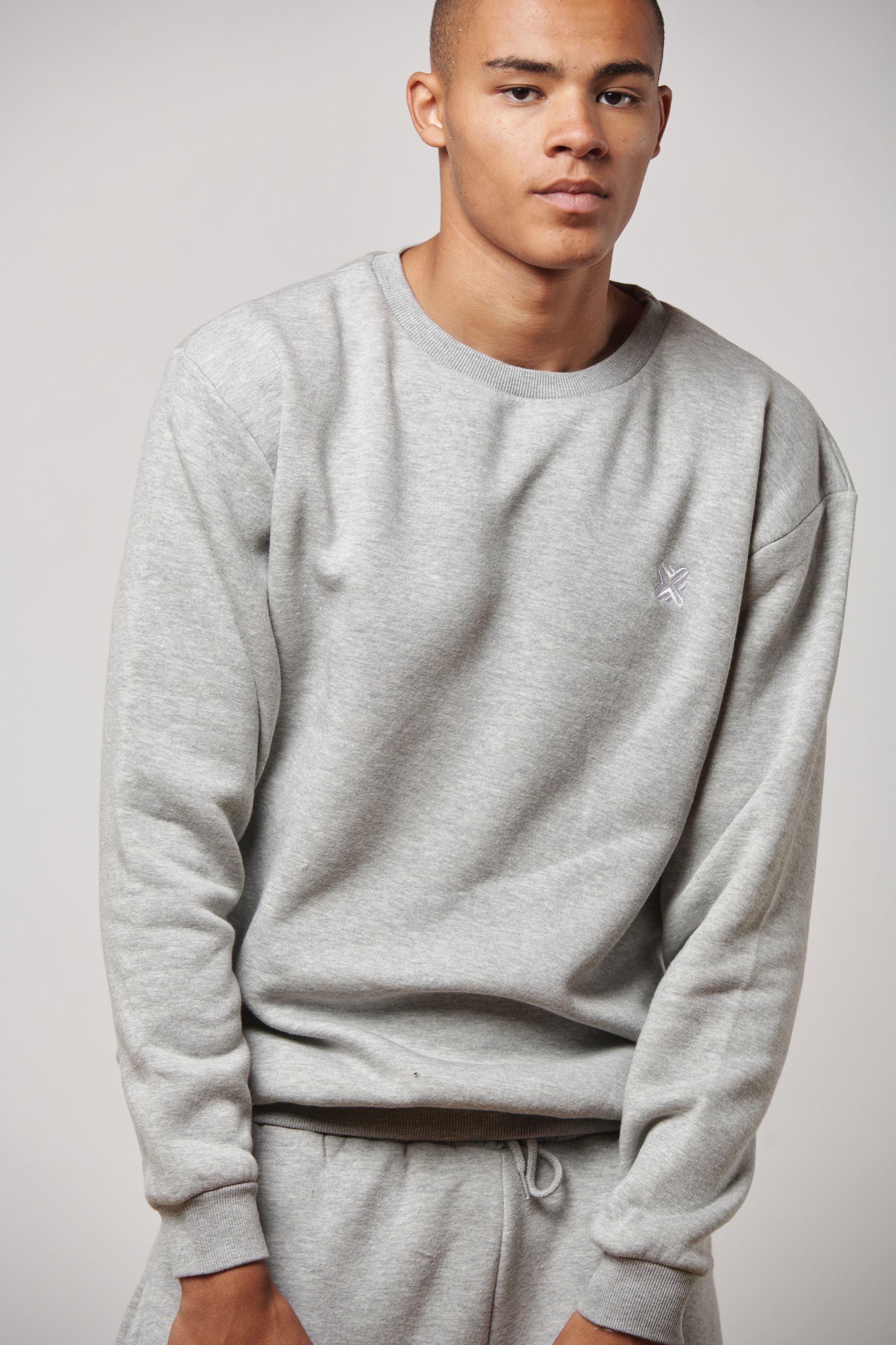 Virgil Regular Sweat Grey Marl