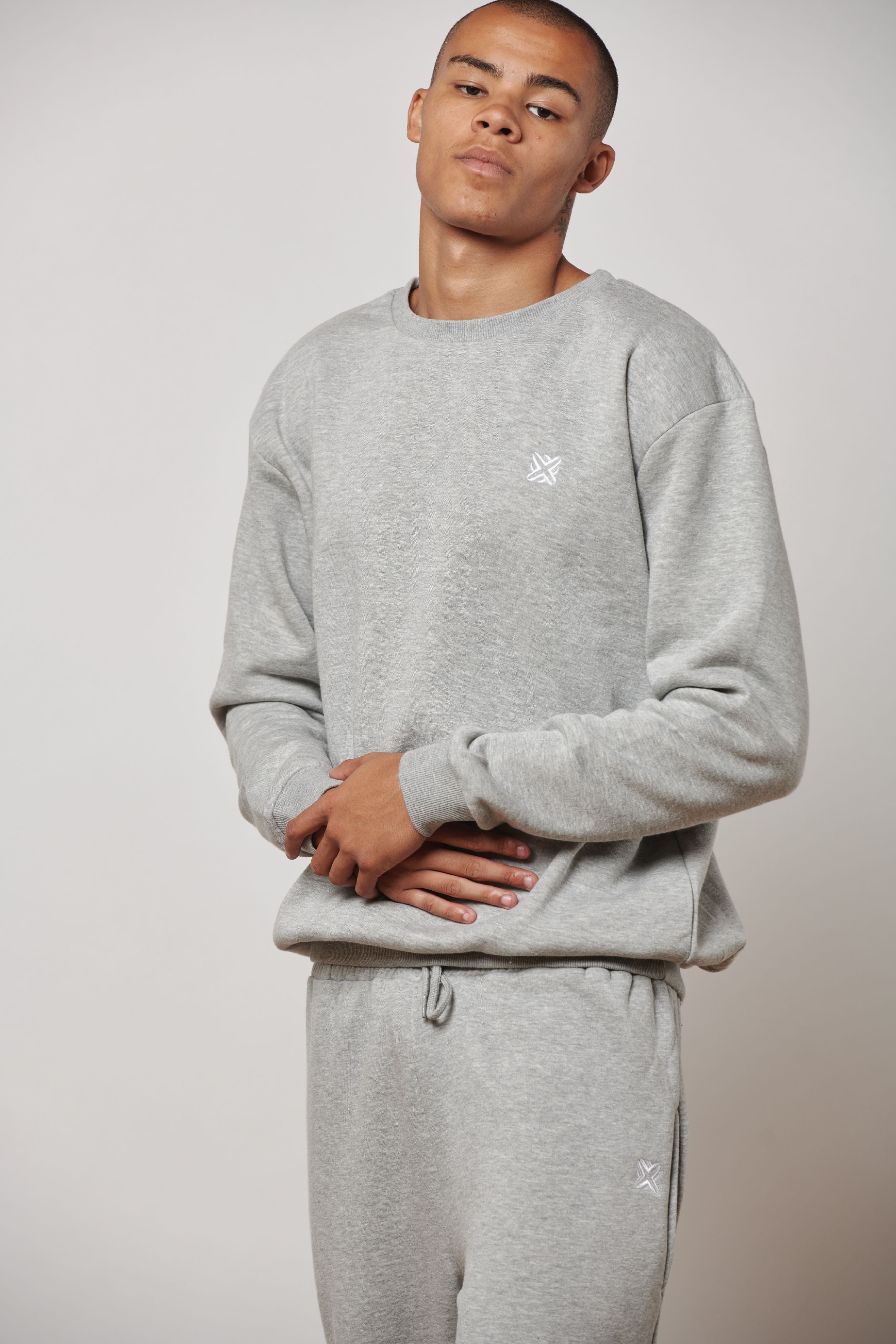 Virgil Regular Sweat Grey Marl