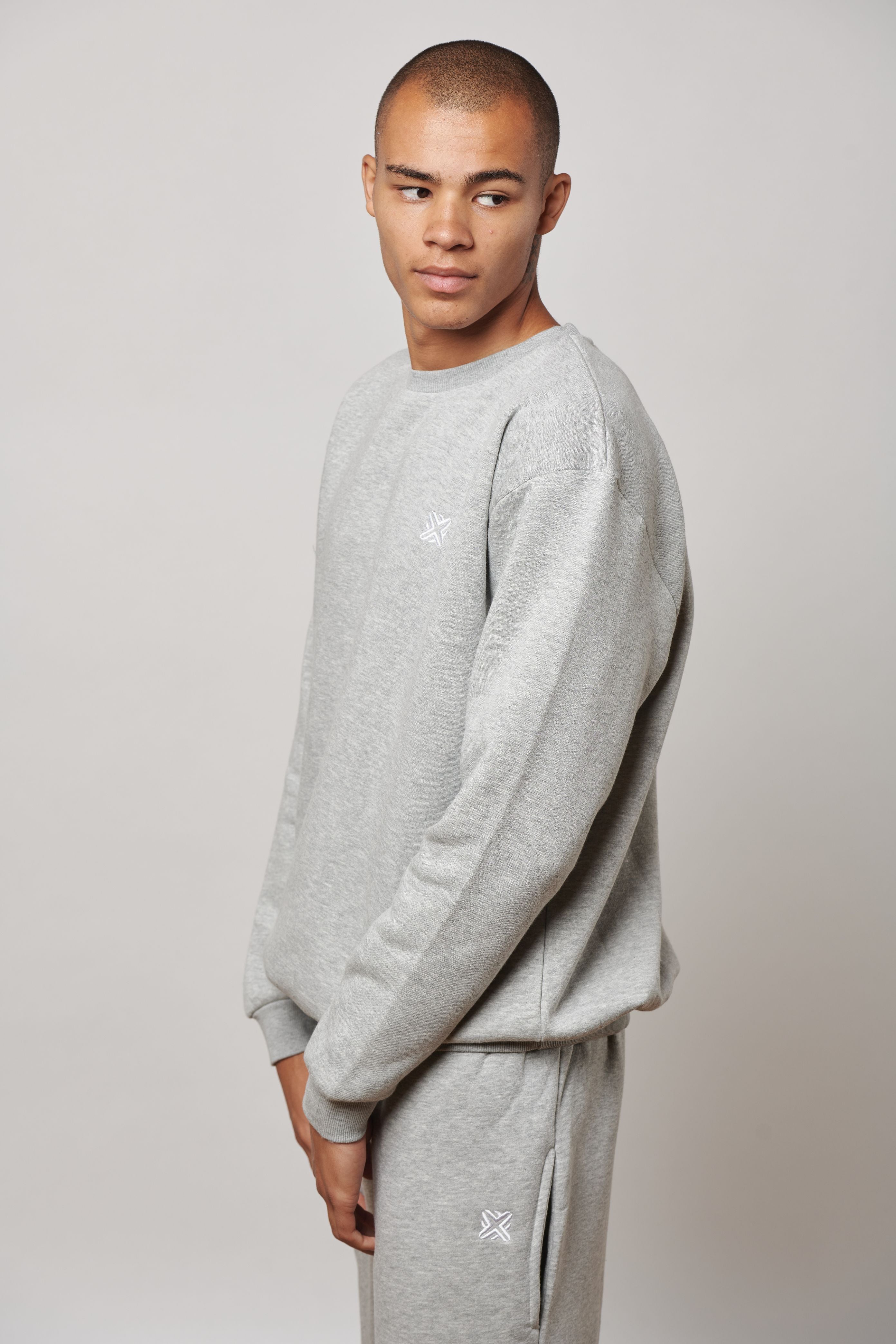 Virgil Regular Sweat Grey Marl