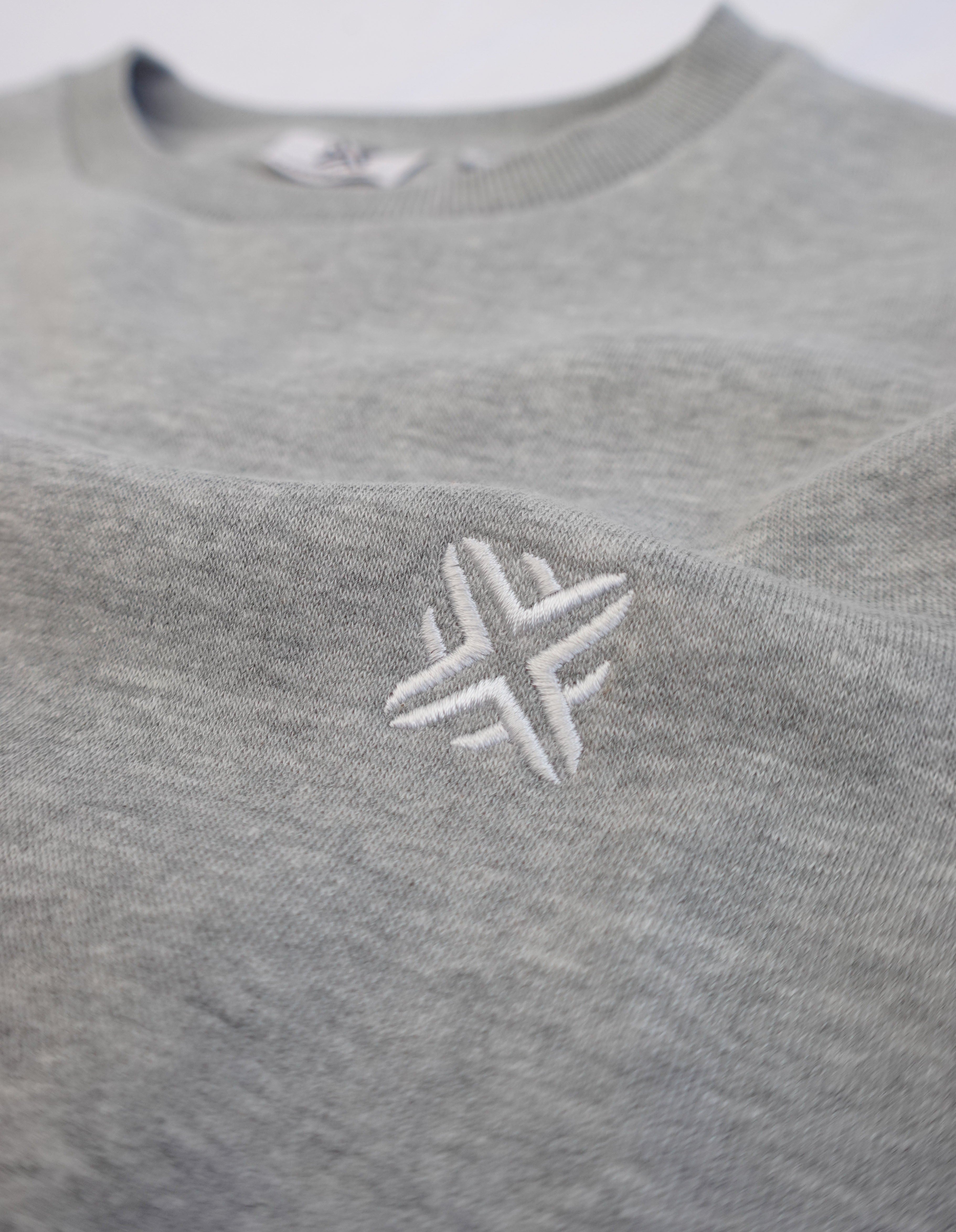 Virgil Regular Sweat Grey Marl