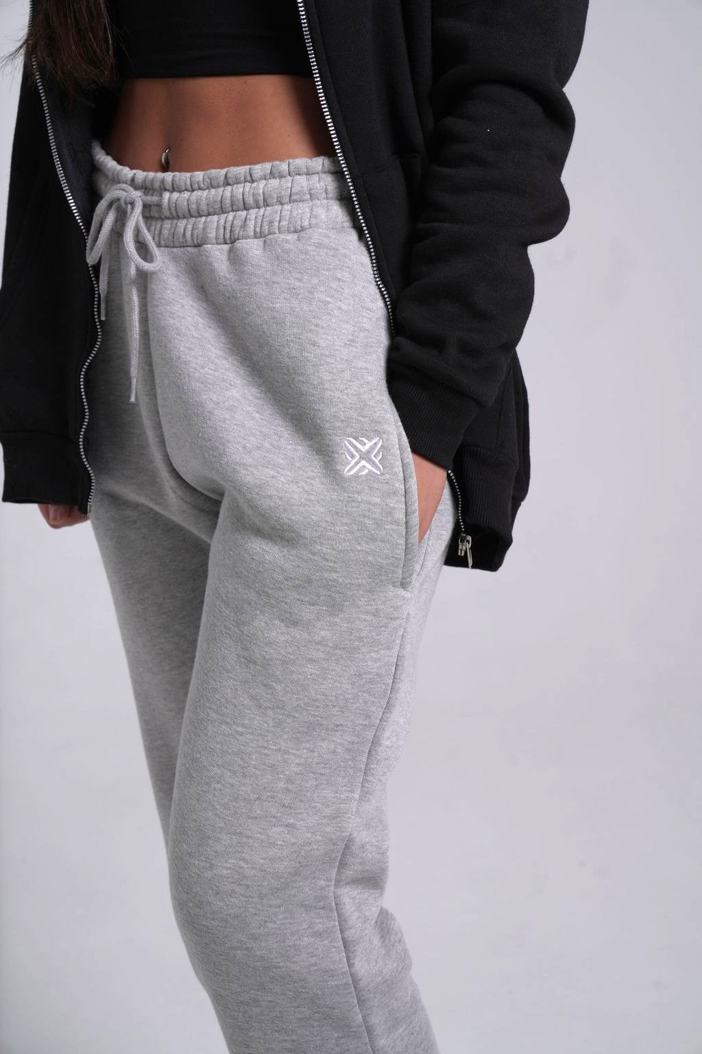 Salvatore Regular Joggers (W) Grey Marl